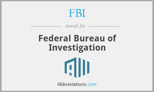 Fbi Stand for What