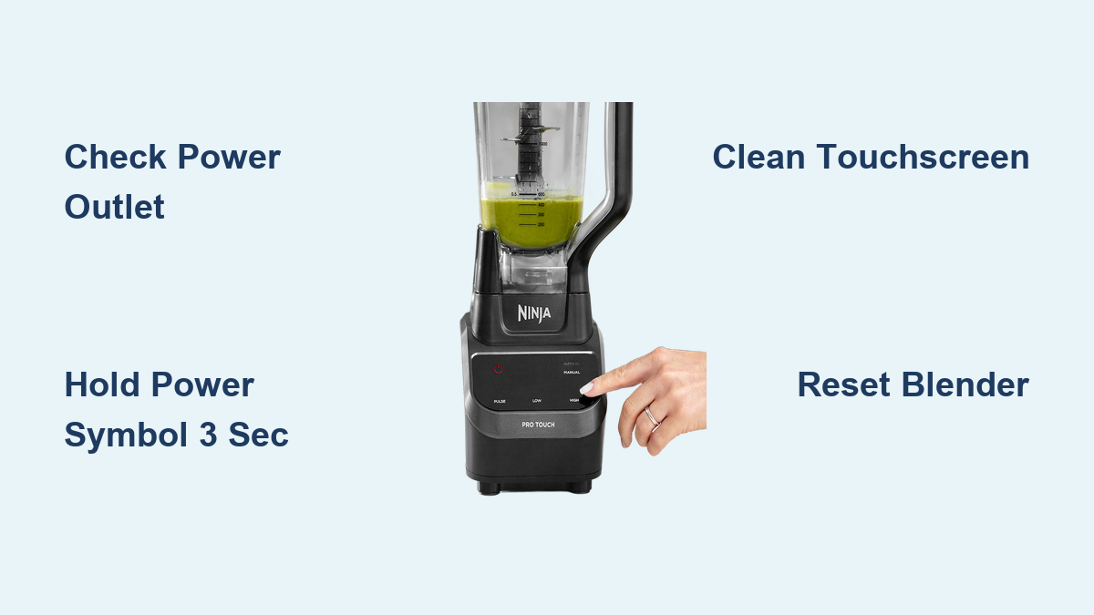 How to Turn on a Ninja Blender