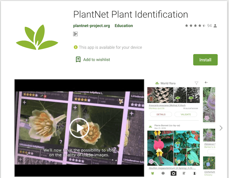 Plantnet App Free Download for Android