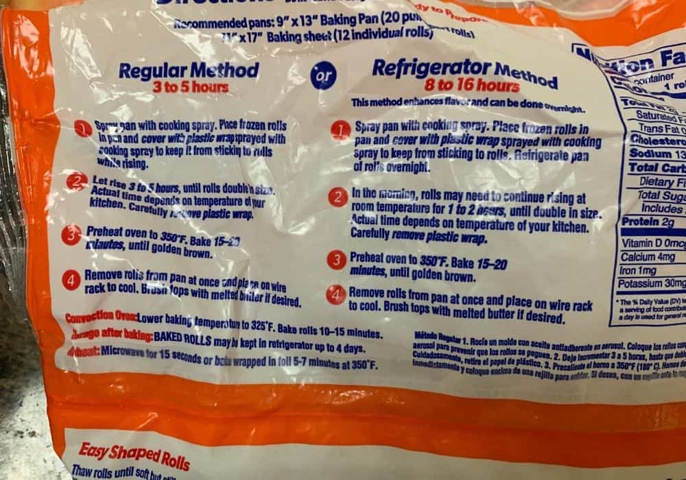 How to Thaw Rhodes Rolls Quick