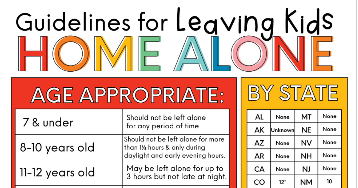 What Age Can You Leave a Child Alone