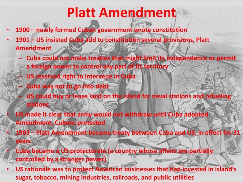 What Is the Significance of the Platt Amendment