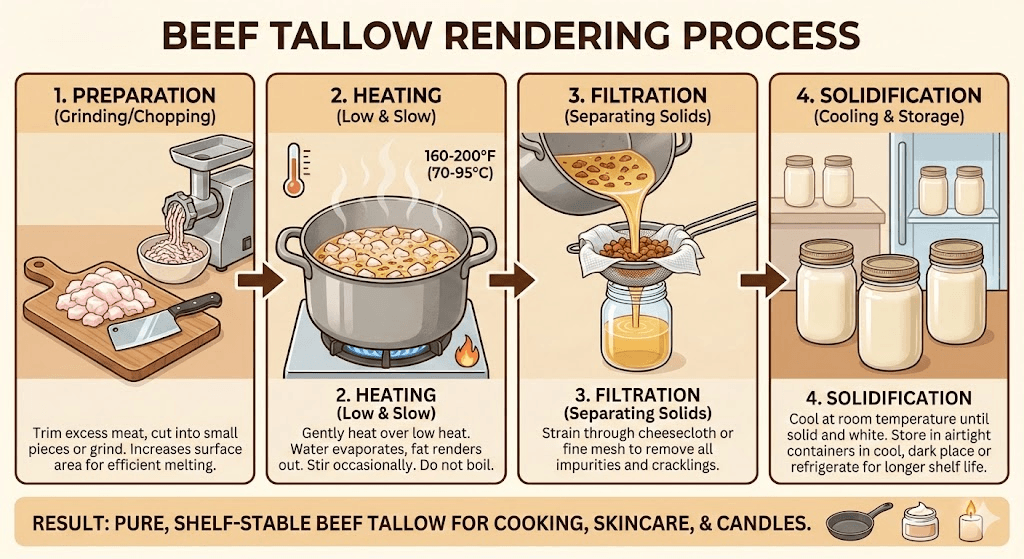 At What Temperature Does Beef Fat Render