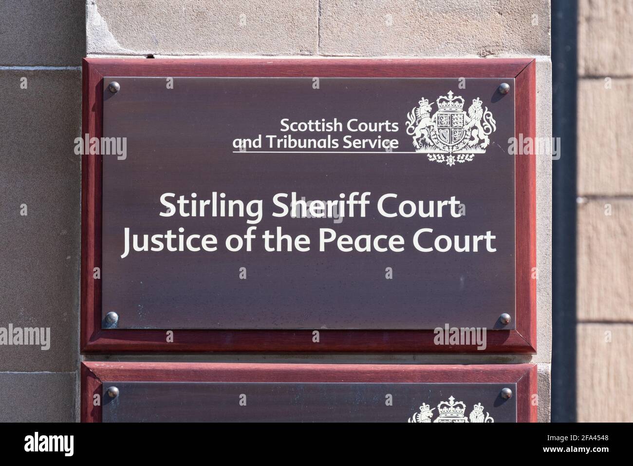 Stirling Sheriff Court & Justice of the Peace Court