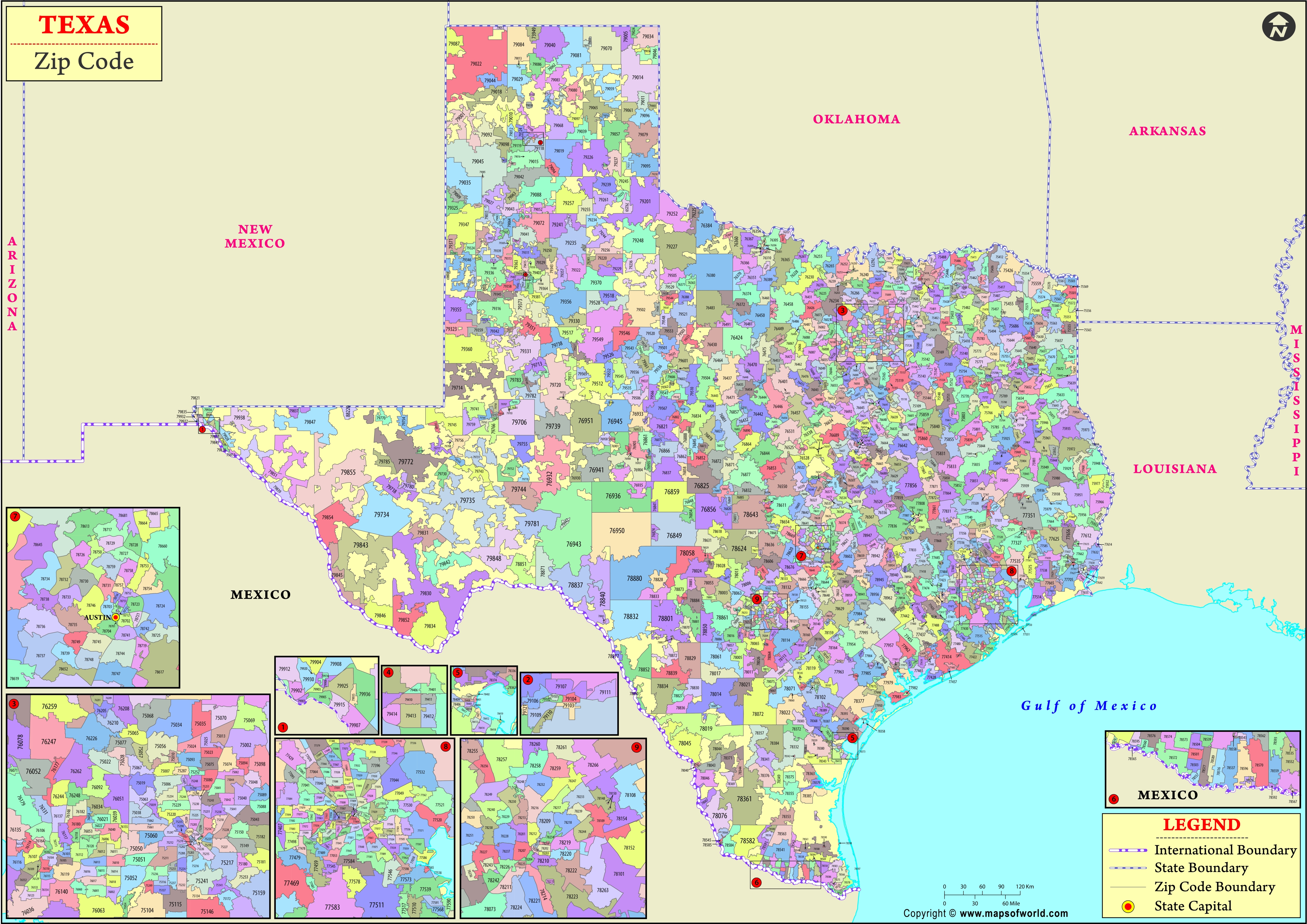 What Is a Texas Zip Code